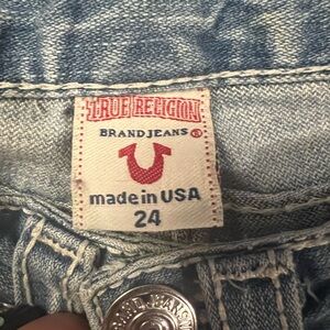 True Religion Low Rise Flare Jeans